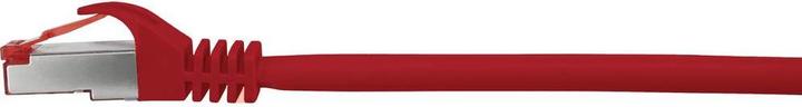 Actual product image Renkforce RF-5136974 RJ45 network cable, patch cable CAT 6 S/FTP 1.00 m Red with R (S/FTP, CAT6a, 1 m)