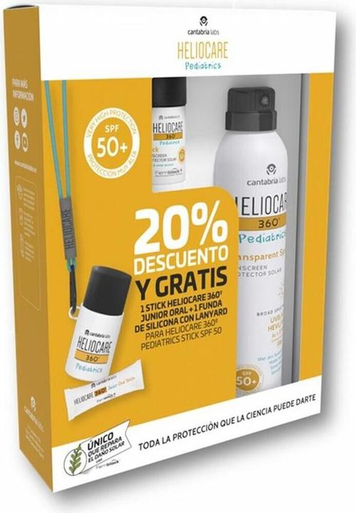 Heliocare 360 Pediatrics Sun Protection Estuche 4 pcs (Sonnenspray, SPF 50, 200 ml)