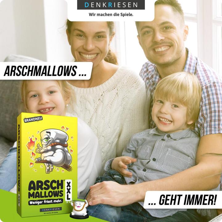 Produktbild Denkriesen Arschmallows® - "Weniger Frisst Mehr" XXL (Deutsch)