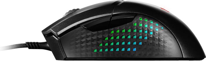 Actual product image MSI CLUTCH GM51 LIGHTWEIGHT mouse Right-hand USB Type-A Optical 26000 DPI (Cable)