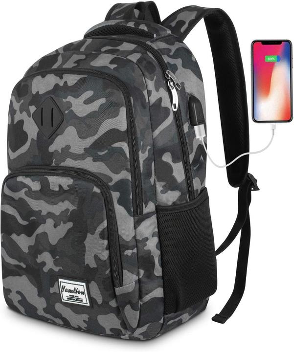 Actual product image Yamtion Laptop-Rucksack mit USB-Ladeanschluss (35 l)