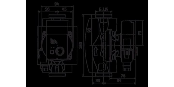 Produktbild Wilo Hocheffizienzpumpe Yonos PICO plus
