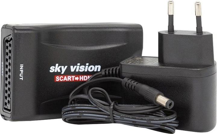 Image du produit Sky Vision Convertisseur Péritel vers HDMI, PAL, NTSC, 1080P, VHS, Xbox, PS3
