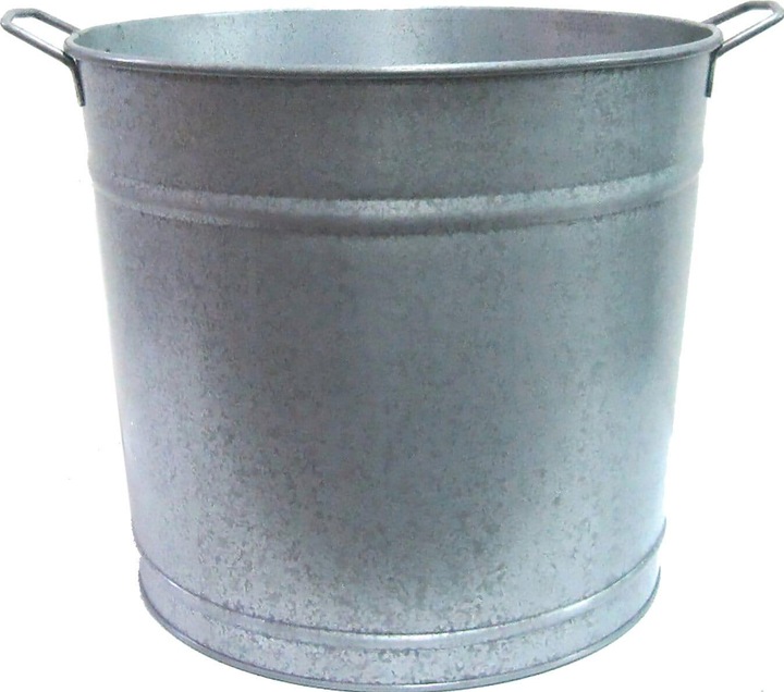 Produktbild Zinkwanne rund mit Griffen (45 cm)