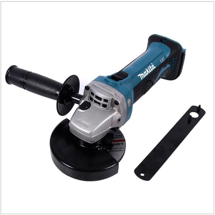 Produktbild Makita DGA 452 ZE Akku Winkelschleifer 18V 115mm Solo + 1x passende Einlage für Makpac ( 837632-8 ) (115 mm)