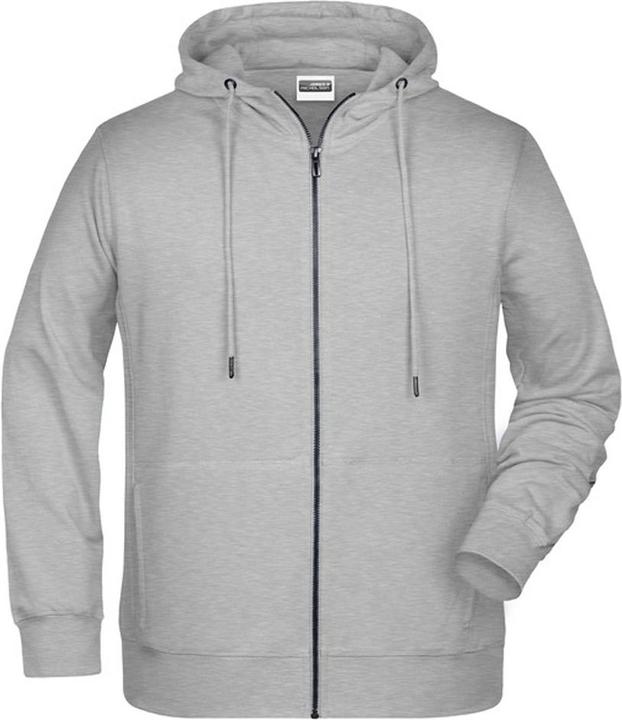 Immagine prodotto James & Nicholson Felpa con Cappuccio e Zip Intera Uomo (XL)