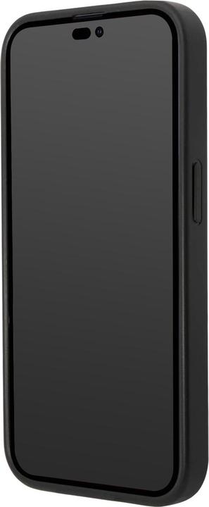 Actual product image Karl Lagerfeld Saffiano Mono Metal Logo - iPhone 14 Pro case (czarny) (Apple iPhone 14 Pro)