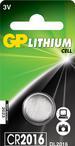 Actual product image GP Batteries Button cell CR2016 (1 pcs., CR2016, 90 mAh)