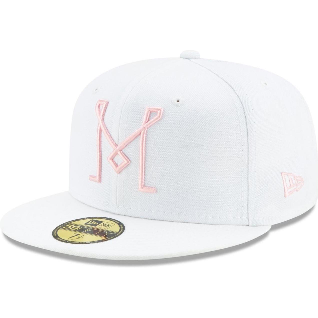 New Era, Herren, Cap, 59Fifty Fitted Cap - MLS Inter Miami weiss - 7 7/8, Weiss, (7 7/8)