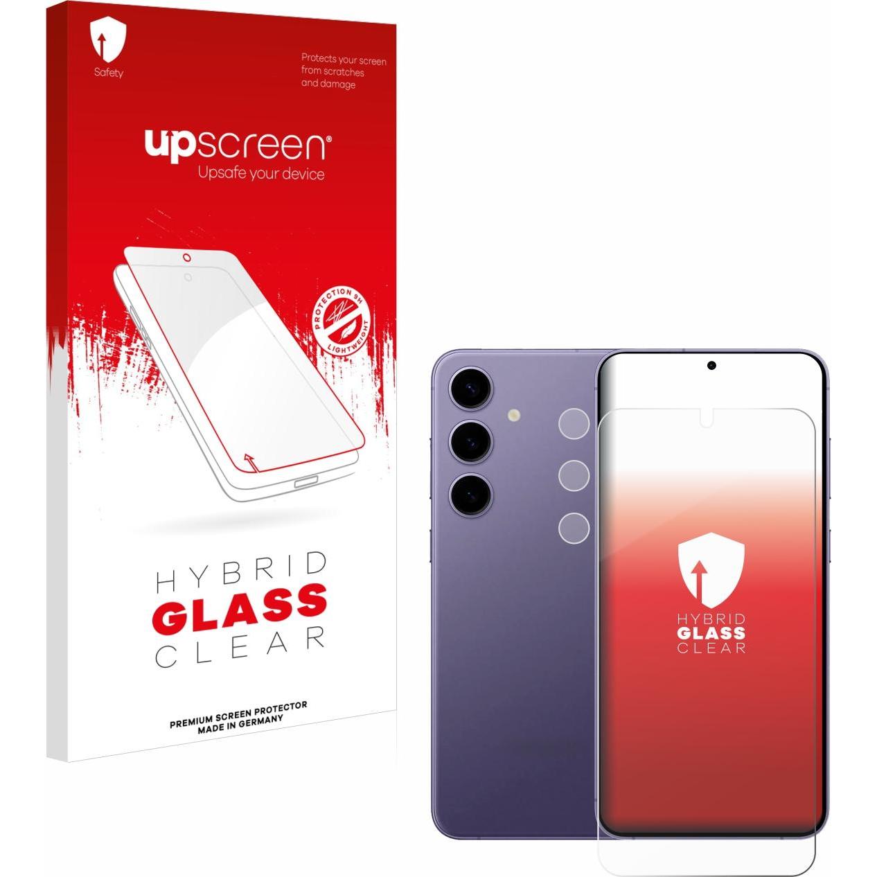 upscreen Scratch Shield Panzerglasfolie (1 Stück, Samsung Galaxy S21), Smartphone Schutzfolie, Transparent