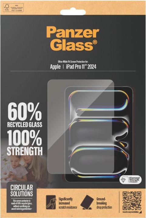 Produktbild PanzerGlass Ultra-Wide Fit (1 Stk., iPad Pro 11 2024 (M4))