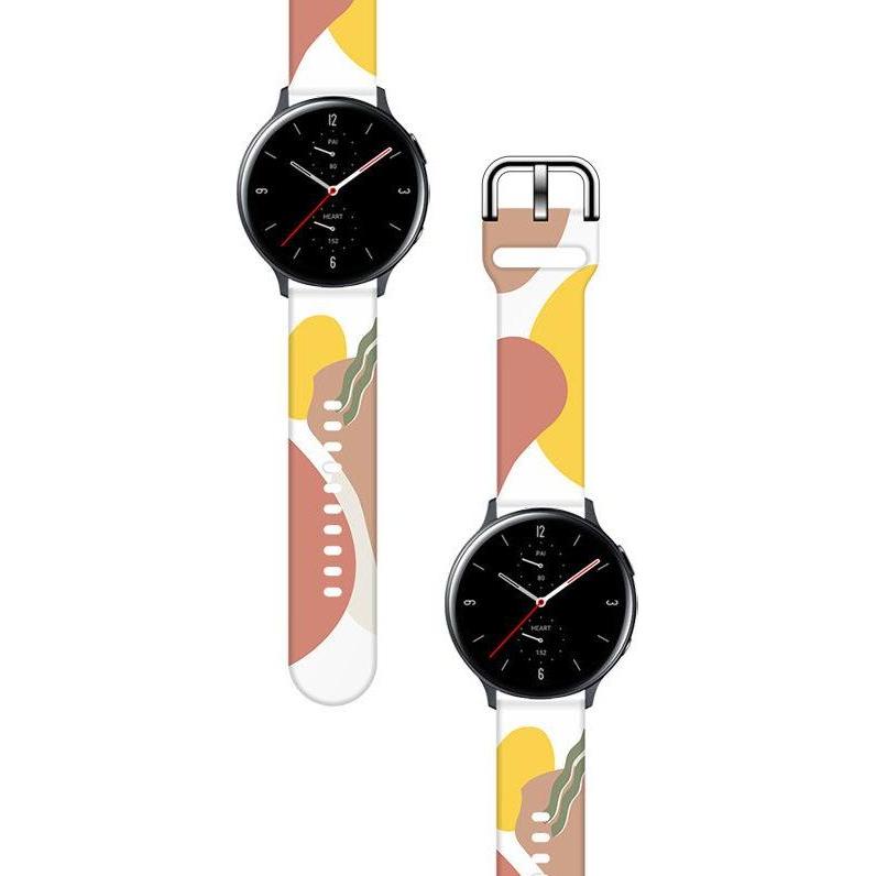 Thumbnail - Hurtel Strap Moro Band For Samsung Galaxy Watch 46mm Silicone Strap Watch Bracelet Pattern 7 (Silikon), Uhrenarmband, Me...