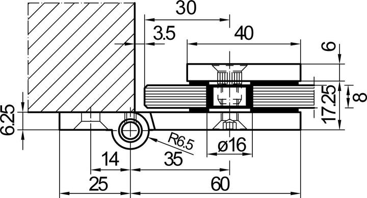 Productafbeelding Dormakaba Glast+AMMAvA lint