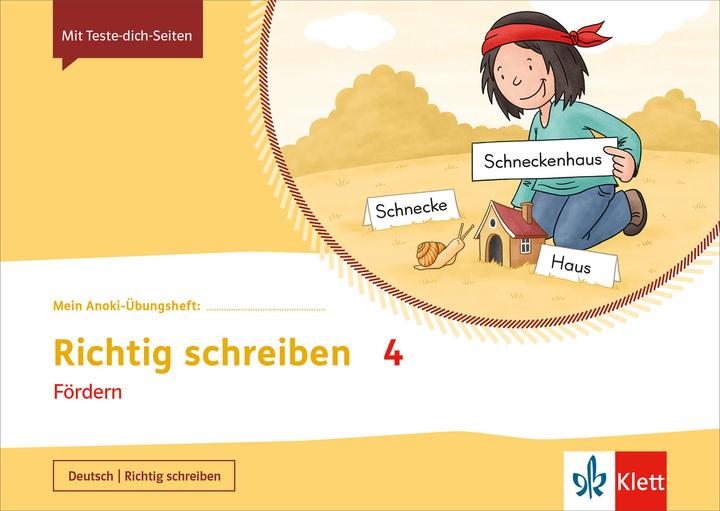 Mein Anoki-Übungsheft. Richtig Schreiben 4. Fördern. Übungsheft Klasse 4 (Deutsch, 2022)