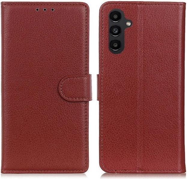 Image du produit MU Classic Série de couvertures de livres en cuir Litchi (Samsung Galaxy A14 5G, Samsung Galaxy A14)