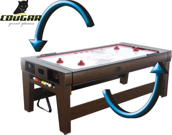 Image du produit Cougar Reverso Pool & table de air hockey (169 x 84 cm)
