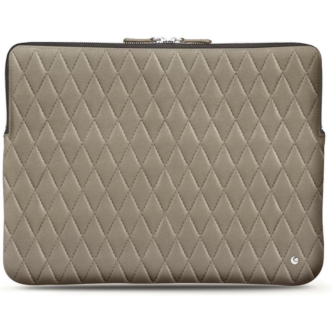 Noreve Lederhülle, Notebooktasche, Beige