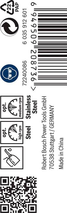 Actual product image Bosch Professional Zubehör Metal drill bits HSS-Co, DIN 338. For rotary drills/drivers (3.4 mm)