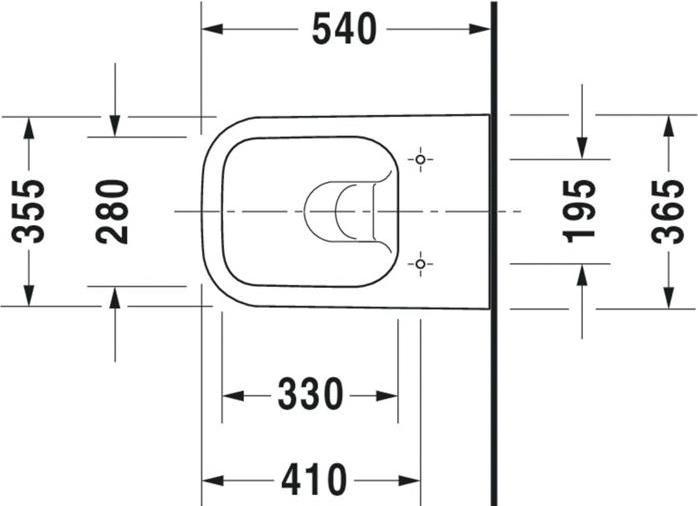 Produktbild Duravit splrandloses Tiefspl-WC Happy D.2 Plus Rimless Anthrazit matt 2222098900