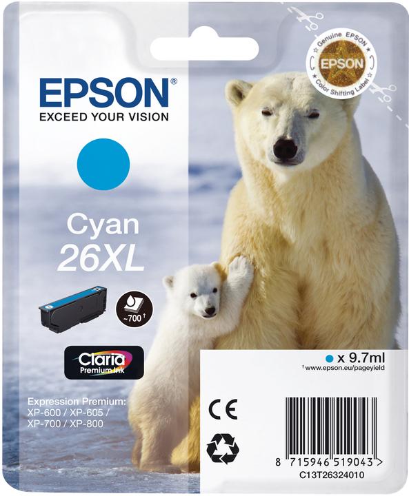 Produktbild Epson 26XL Claria Premium (C)