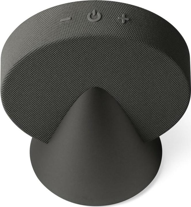 Productafbeelding Lexon Bluetooth speaker Conic Aluminium grey (12 h)