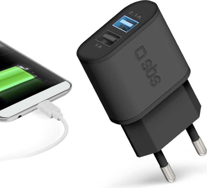 Actual product image SBS TETR2USB31AFAST Mobile Device Charger Indoor Black (1 portion)