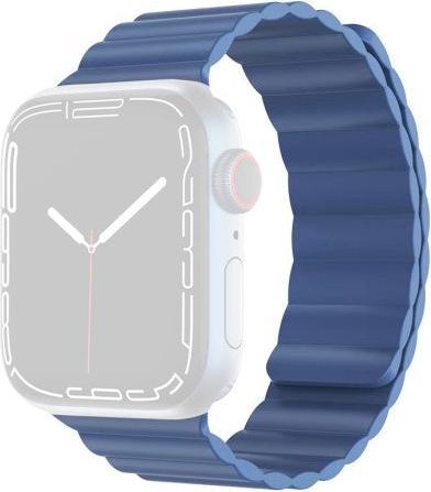 Immagine prodotto Cover-Discount Apple Watch 42 / 44mm - Cinturino in pelle con passante magnetico nero (44 mm, 42 mm, Silicone, Ecopelle)