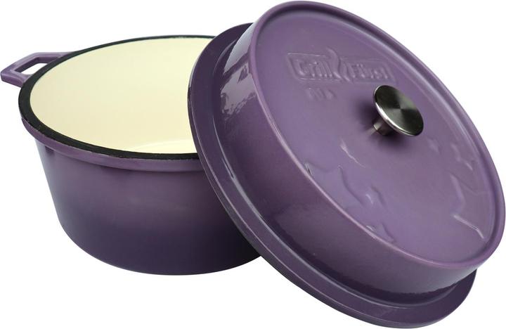 Produktbild Grillfürst Dutch Oven ohne Füsse - emailliert - DO6 - lila