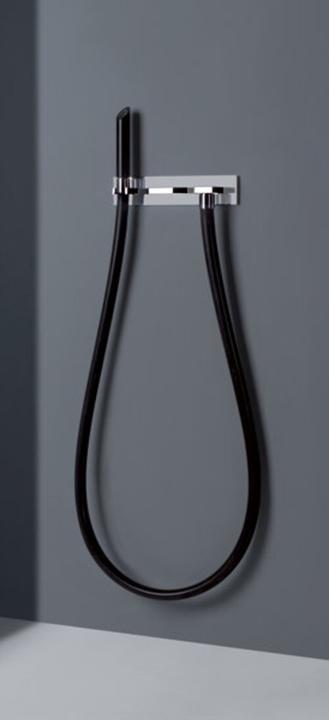 Produktbild Gessi Water Tube Kneipp, Fertigmontageset für Kneipp-Schlauch schwarz mit Kunststoff-Brause, Versio
