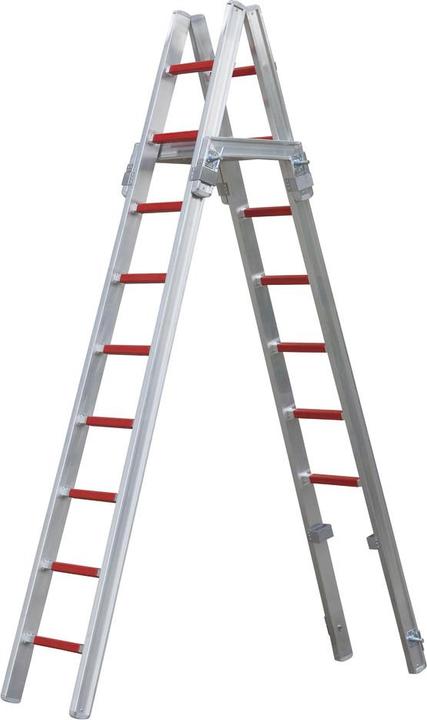 Immagine prodotto Dönges Scala per vigili del fuoco DIN EN 1147, parte superiore/parte B (Ponteggio, 270 cm)