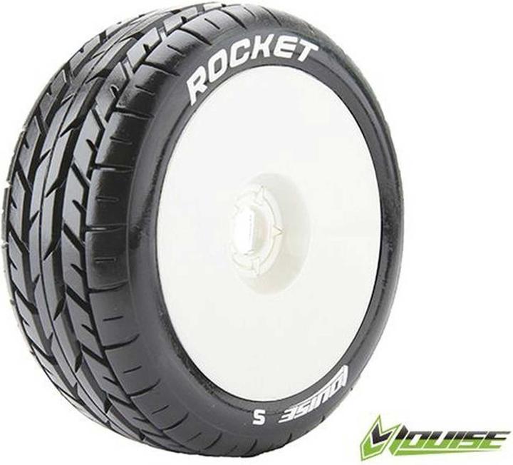 Produktbild Louise b-rocket soft dish felge weiss 1/8 (2 stk)