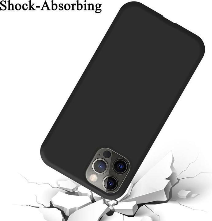 Actual product image Cadorabo TPU Liquid Silicone Case Cover (Apple iPhone 12, Realme 12 Pro+)