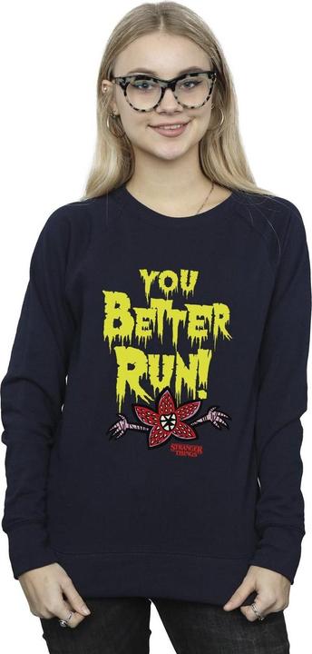 Produktbild Netflix Stranger Things You Better Run Sweatshirt (M)