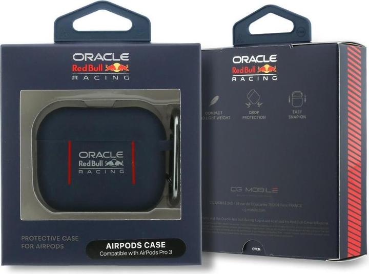 Image du produit Red Bull Case Silikon Logo & Lines for AirPods Pro 3 navy blue (Manchon pour casque d'écoute)