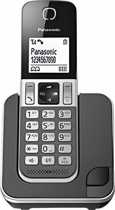 Produktbild Panasonic compatible KX-TGD310FRG Téléphones sans Fil Ecran Noir