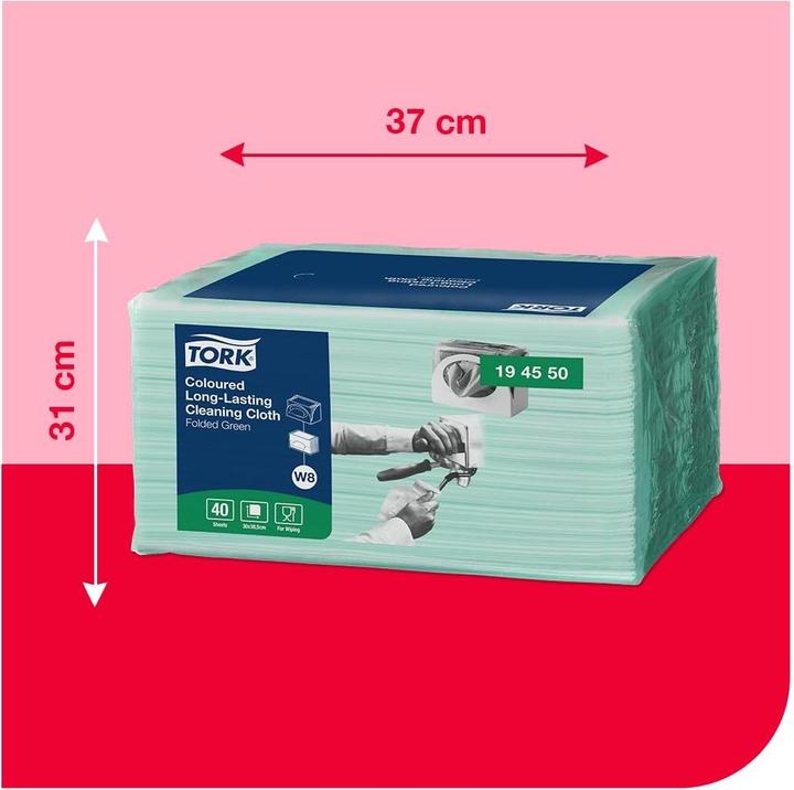 Produktbild Tork Reinigungstücher Grün 194550 1 (1 Stk.)