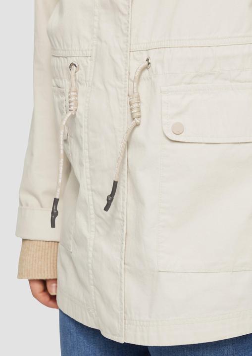 Image du produit S.Oliver Outdoor-Jacke Baumwolljacke mit Tunnelzug in der Taille (46)