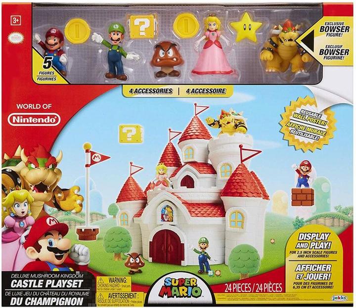 Productafbeelding Jakks Pacific Nintendo Deluxe Speelset incl. 5 figuren 6,5 cm