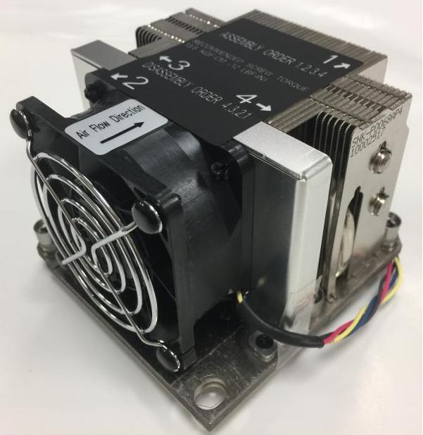 Actual product image Supermicro 2u Active Cpu Heat Sink (64 mm)