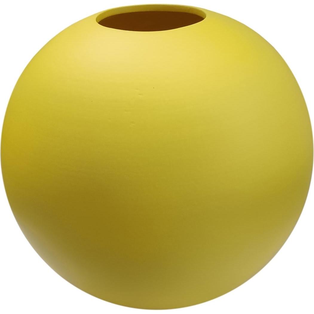 HTI-Living, Vase, Kugelvase Ø 25cm Gelb (1 x, Ø 25 cm)