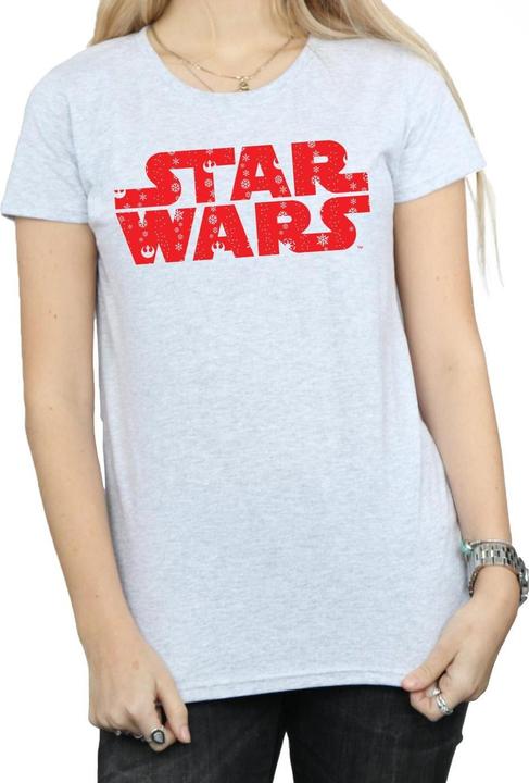 Image du produit Star Wars - T-shirt CHRISTMAS LOGO - Femme (L)