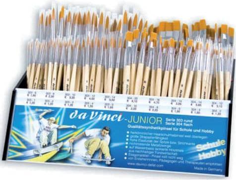 Image du produit da Vinci Présentoir de pinceaux synthétiques assortis