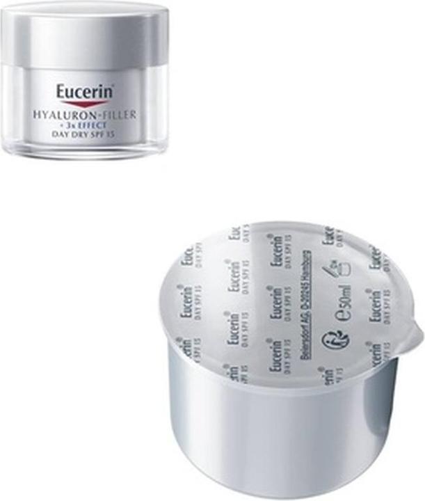 Image du produit Eucerin Hyaluron-Filler + 3x Effect Refill Creme (50 ml, Crème de jour, SPF 15)