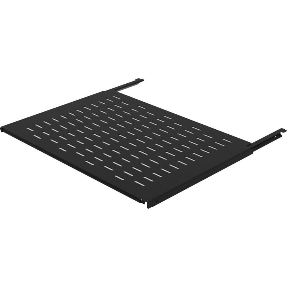 Minkels Toolless mount variabele perforated 19-inch shelves, 50 cm depth, Accessori per armadio rack, Nero