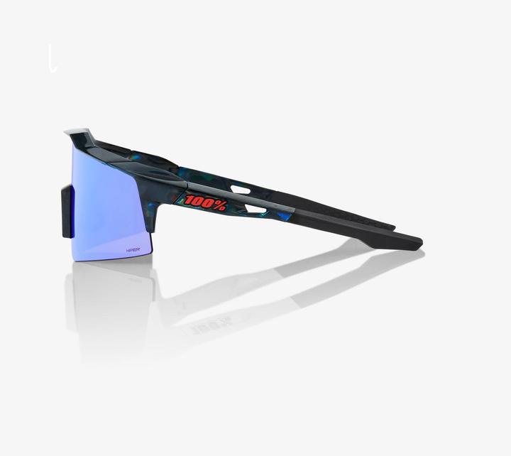 Image du produit 100% Lunettes Speedccraft Sl-Black Holographic-Hiper Blue Multilayer Mi (black blue*, Bleu glacier)