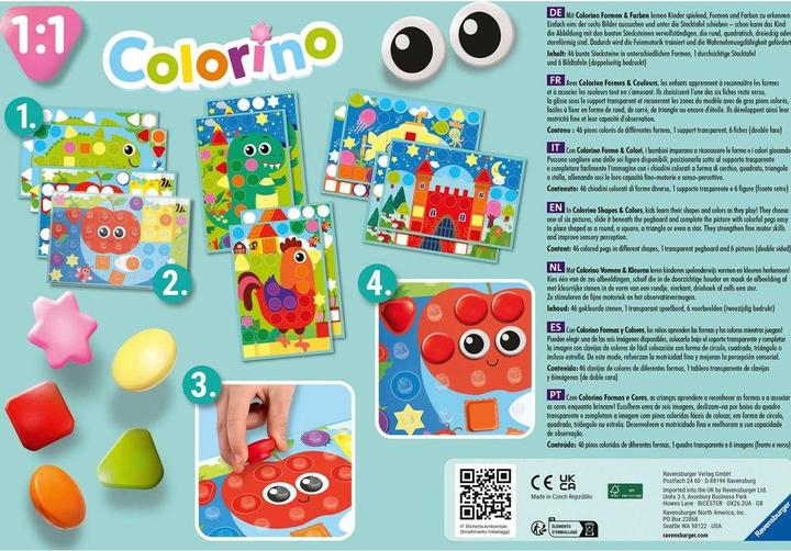 Produktbild Ravensburger Mein Formen-Colorino (Deutsch, Spanisch, Französisch, Niederländisch, Italienisch, Portugiesisch, Englisch)