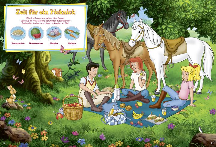Produktbild Panini Bibi & Tina: Mein grosses Wimmelbuch (Deutsch, Panini, 2025)