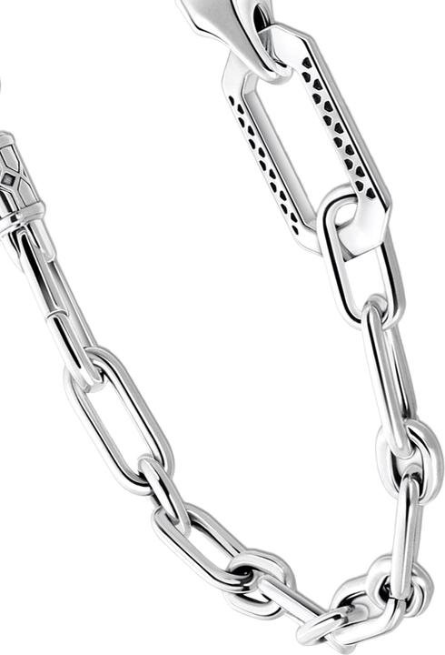 Actual product image Thomas Sabo Bracelet Onyx Beads (19 cm, 925 silver)