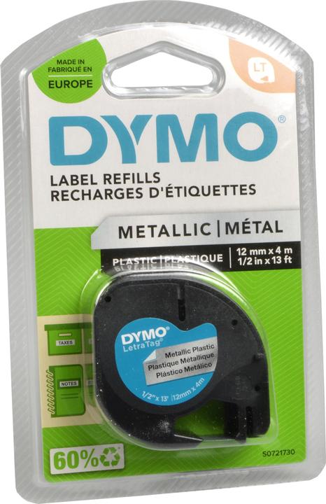 Actual product image Dymo Writing tape LetraTag (1.20 cm, Black)