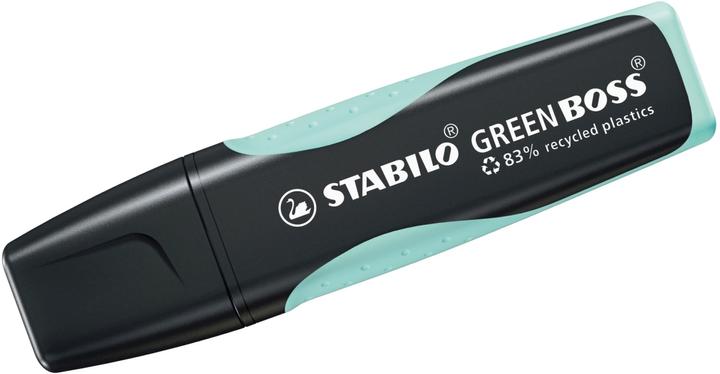 Image du produit STABILO Surligneur écologique - GREEN BOSS Pastel - Pack de 10 - turquoise tendre (10 x)